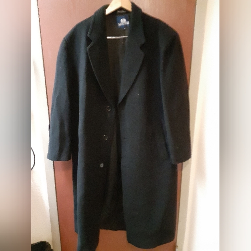 Stafford Mens Wool Trench Coat